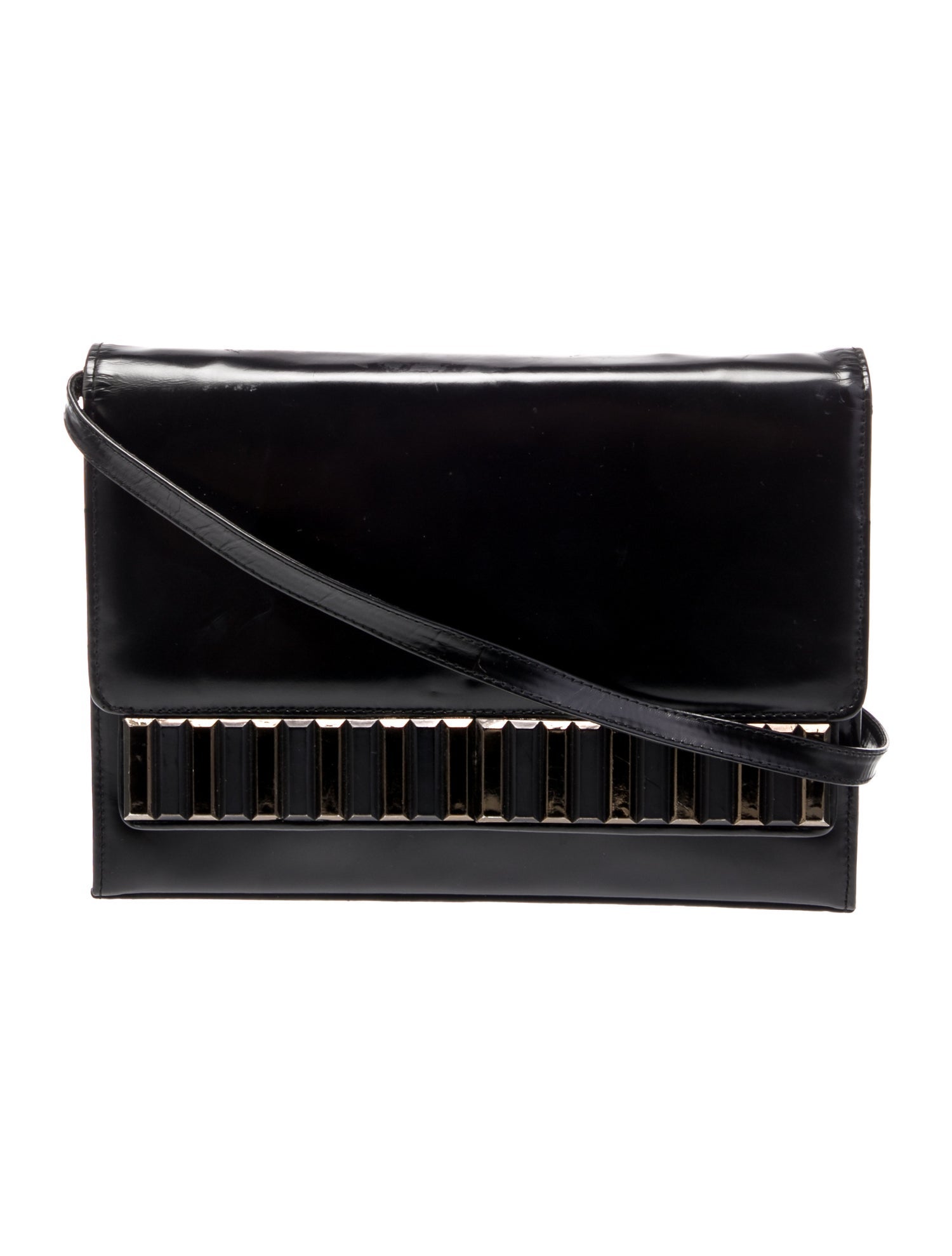 Stuart Weitzman Patent Leather Shoulder Bag