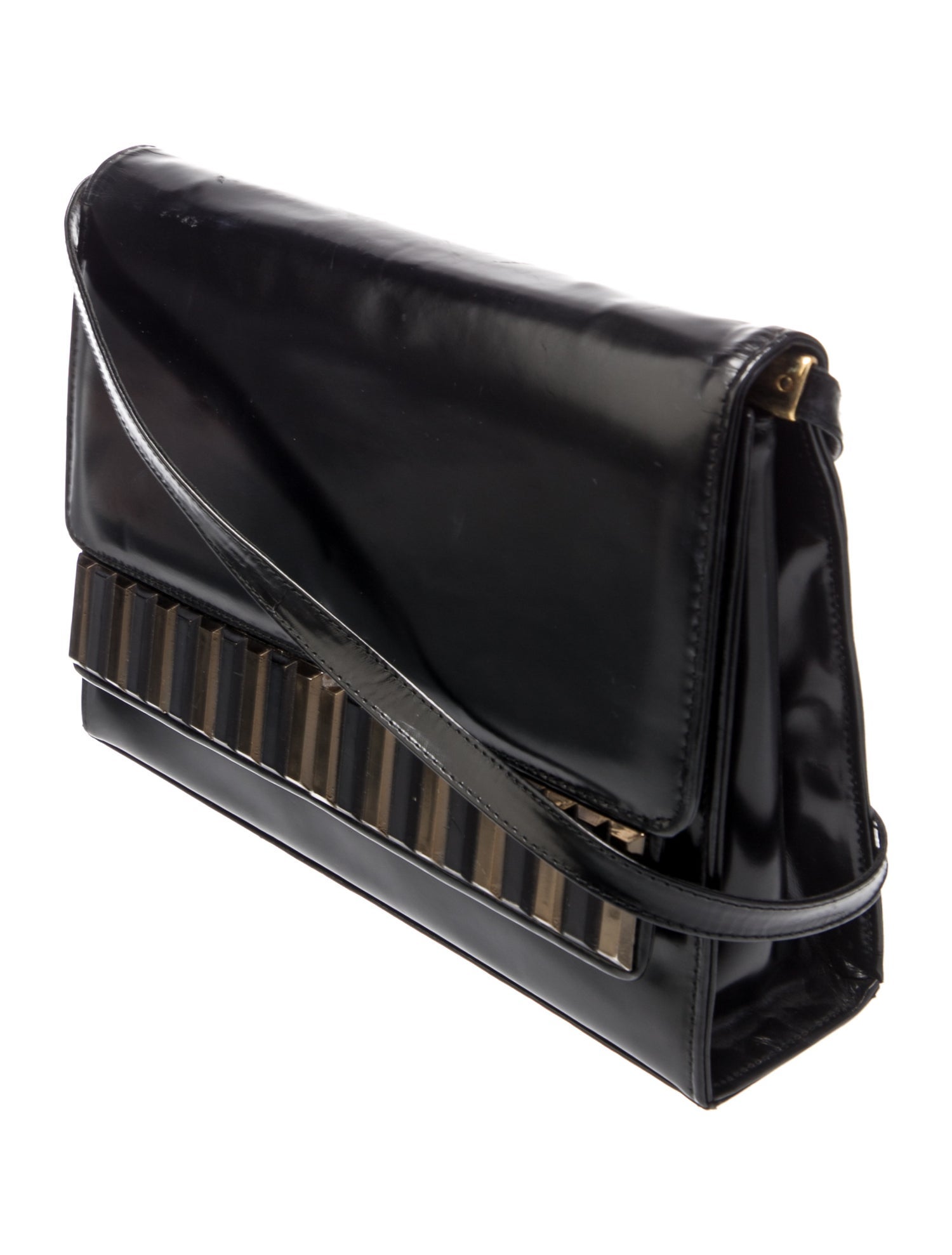 Stuart Weitzman Patent Leather Shoulder Bag
