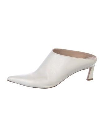 Stuart Weitzman Leather Mules
