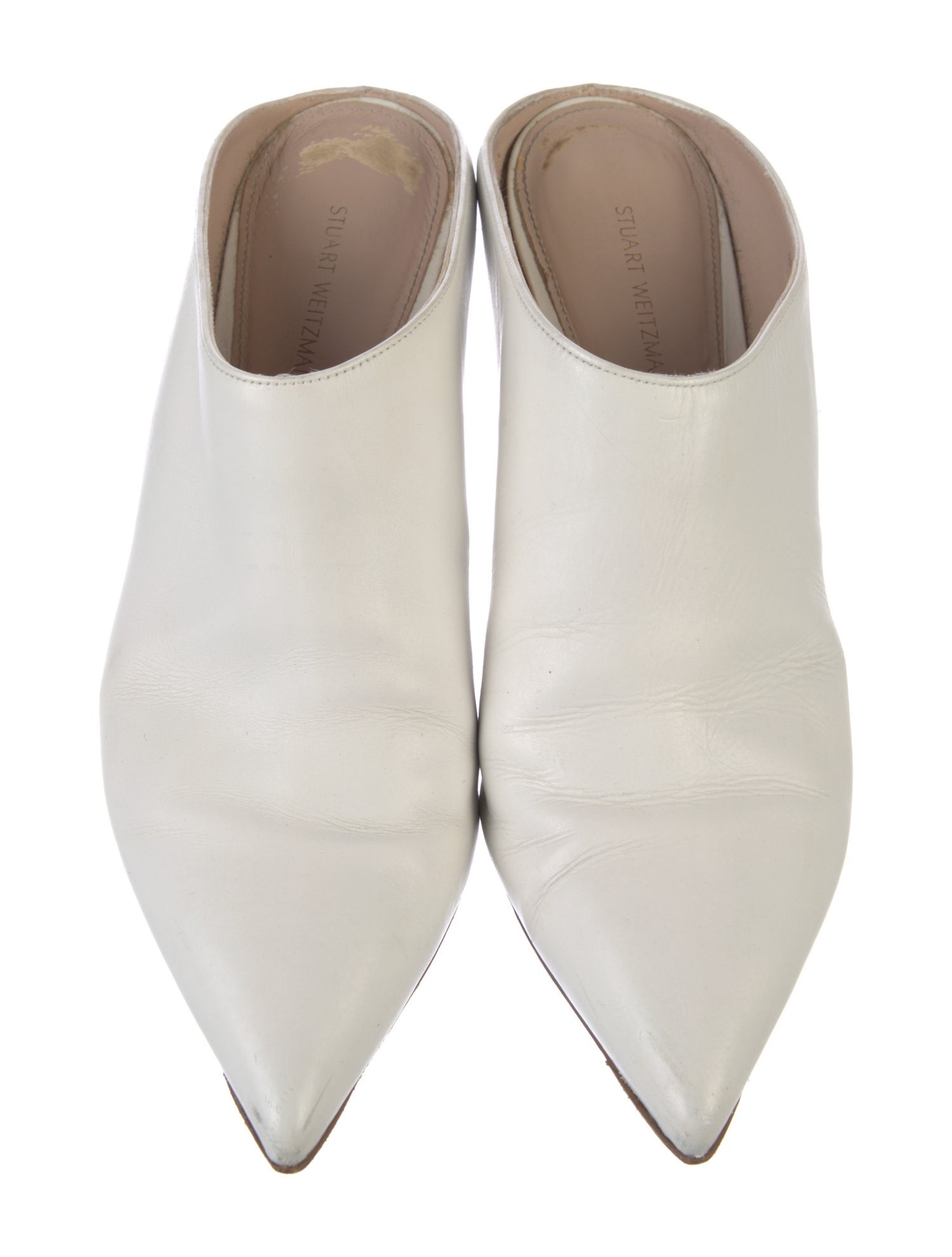 Stuart Weitzman Leather Mules