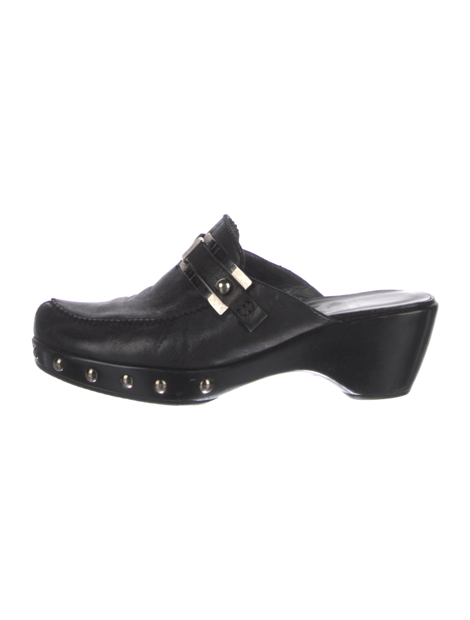 Stuart Weitzman Leather Mules