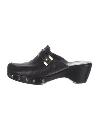 Stuart Weitzman Leather Mules