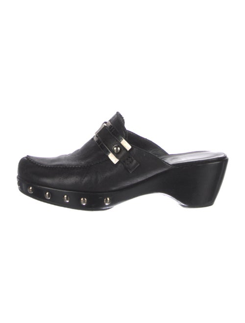 Stuart Weitzman Leather Mules