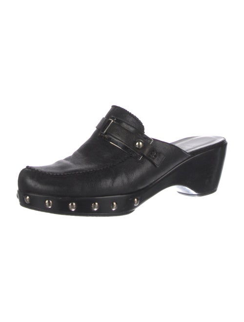 Stuart Weitzman Leather Mules