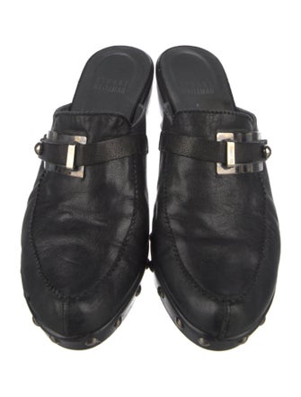 Stuart Weitzman Leather Mules
