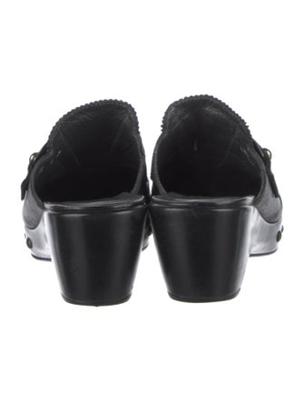Stuart Weitzman Leather Mules