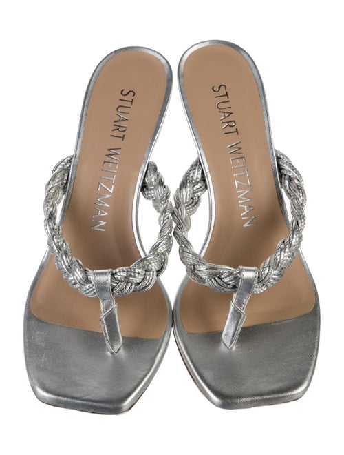 Stuart Weitzman Leather Slides