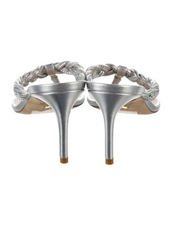 Stuart Weitzman Leather Slides