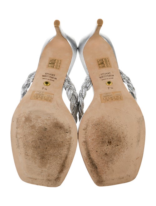 Stuart Weitzman Leather Slides