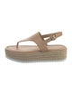 Stuart Weitzman Leather Espadrilles