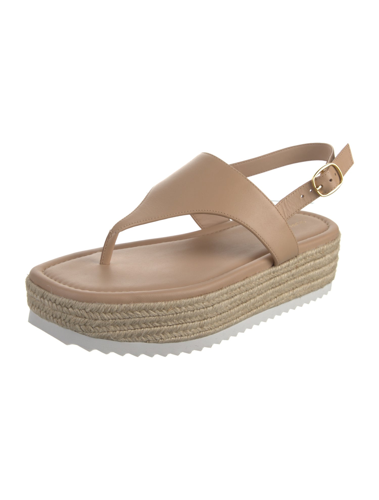 Stuart Weitzman Leather Espadrilles