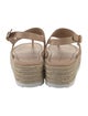 Stuart Weitzman Leather Espadrilles