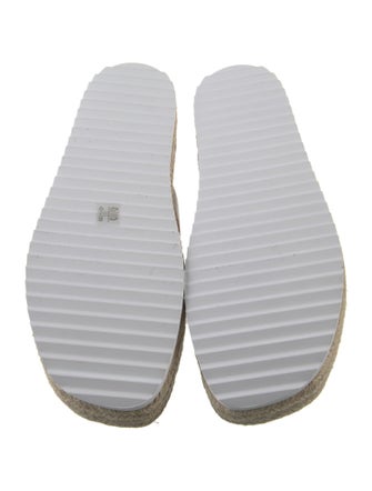 Stuart Weitzman Leather Espadrilles