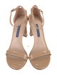Stuart Weitzman Patent Leather Sandals