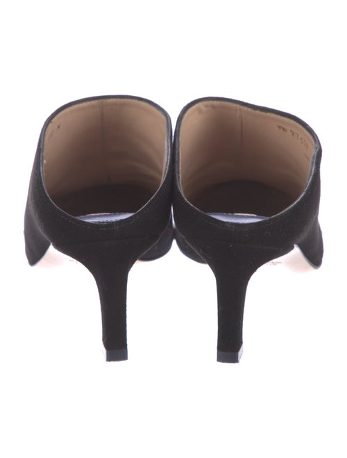 Stuart Weitzman Suede Mules