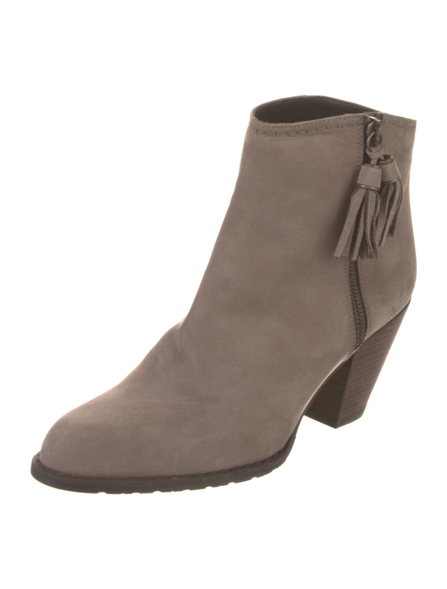 Stuart Weitzman Suede Tassel Accents Boots