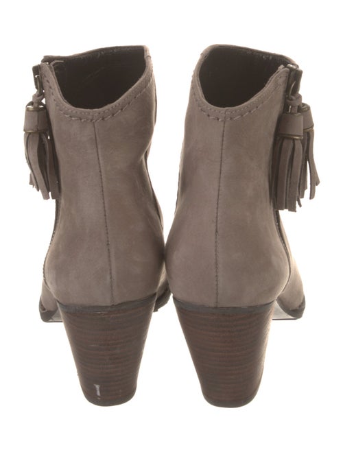 Stuart Weitzman Suede Tassel Accents Boots
