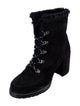 Stuart Weitzman Suede Lace-Up Boots