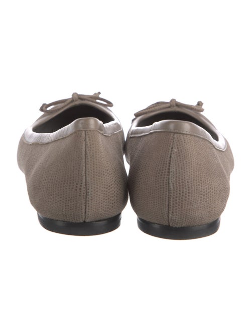 Stuart Weitzman Bow Accents Ballet Flats