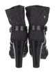 Stuart Weitzman Nylon Moto Boots