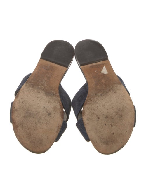 Stuart Weitzman Denim Slides