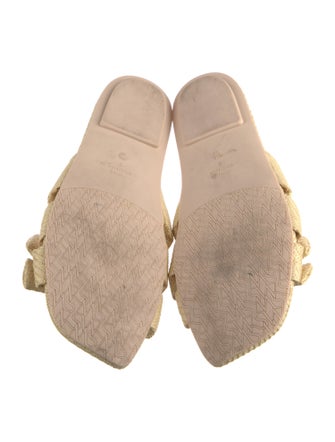 Stuart Weitzman Raffia Slides
