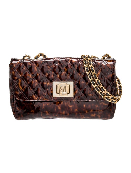 Stuart Weitzman Patent Leather Shoulder Bag