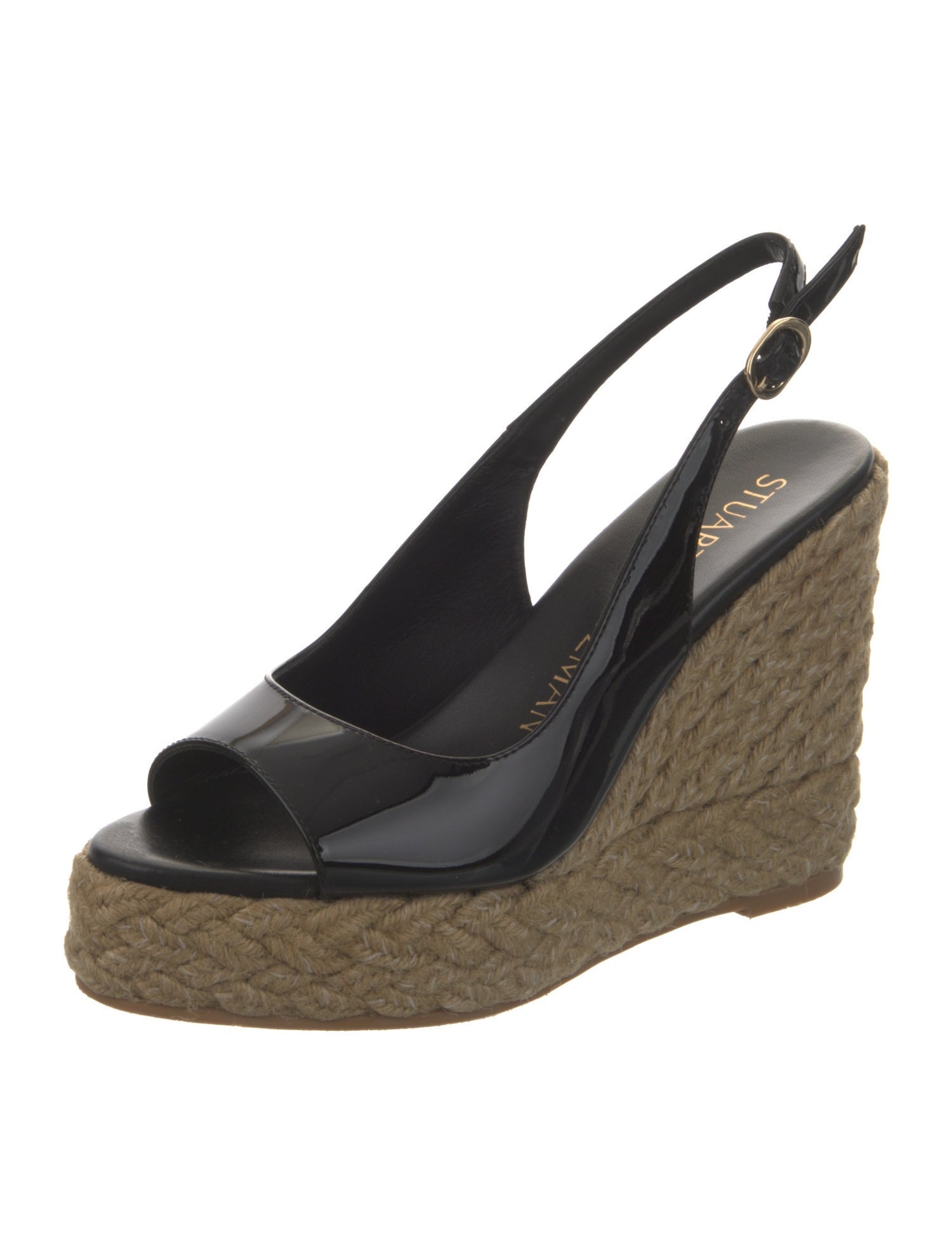 Stuart Weitzman Patent Leather Espadrilles w/ Tags