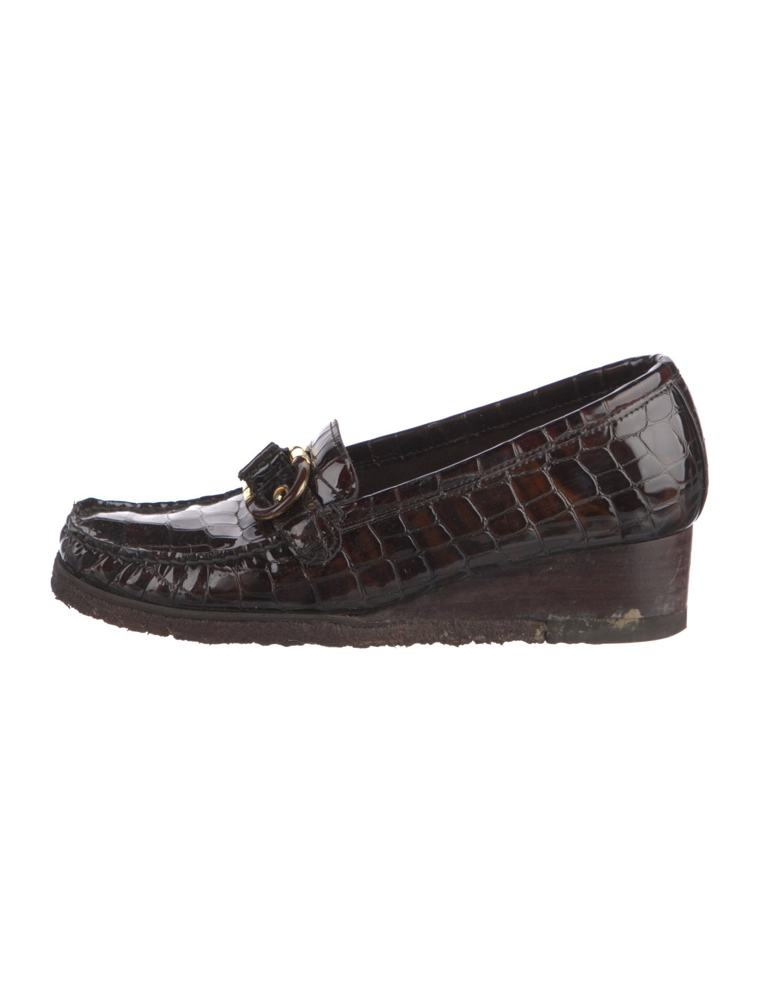 Stuart Weitzman Patent Leather Loafers