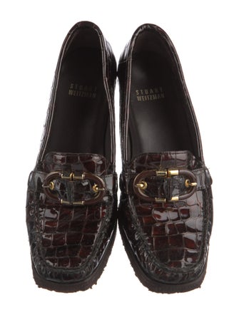 Stuart Weitzman Patent Leather Loafers