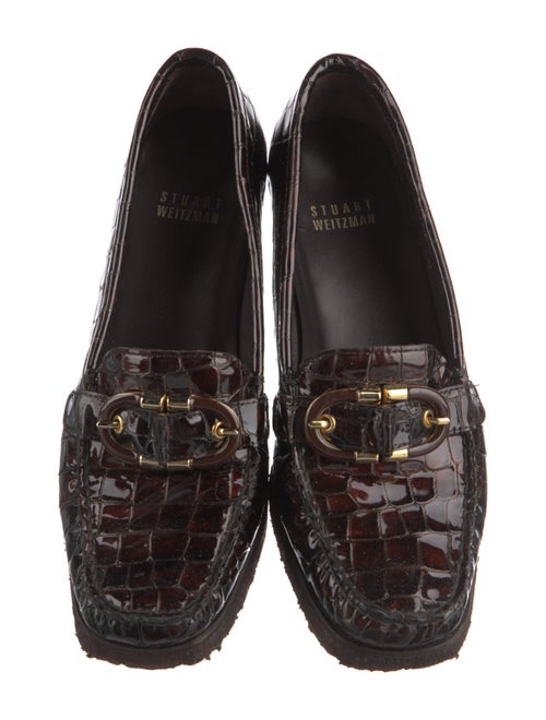 Stuart Weitzman Patent Leather Loafers