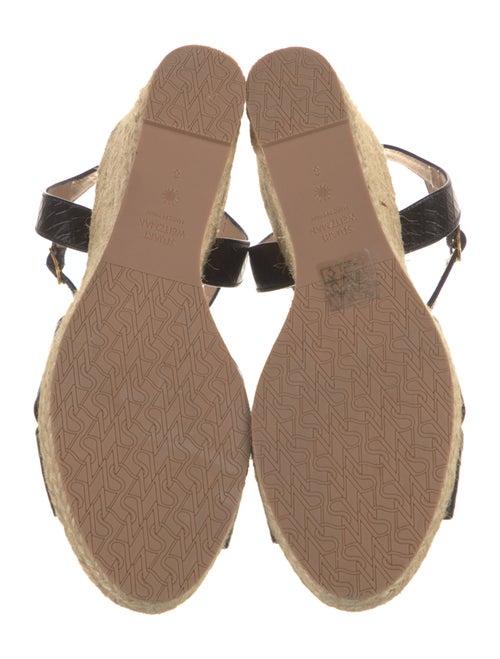 Stuart Weitzman Jute Colorblock Pattern Espadrilles