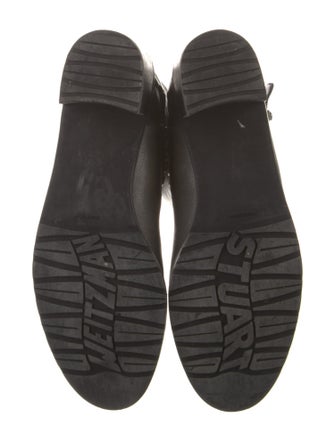 Stuart Weitzman Leather Studded Accents Riding Boots