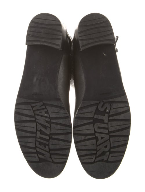 Stuart Weitzman Leather Studded Accents Riding Boots