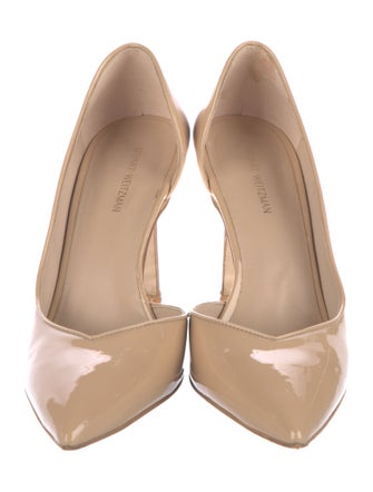 Stuart Weitzman Patent Leather D'Orsay Pumps