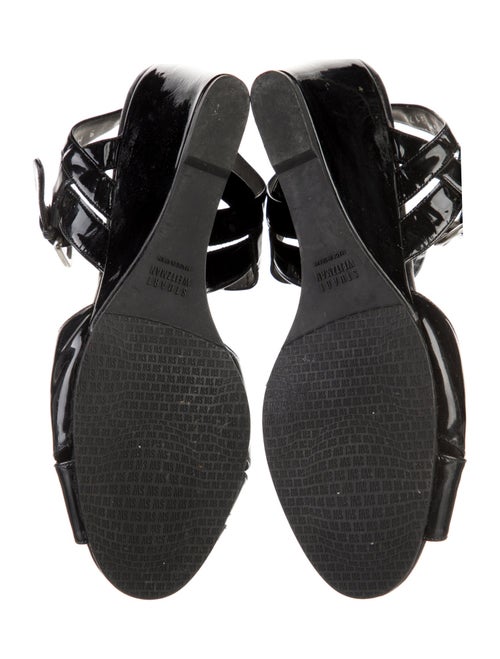 Stuart Weitzman Patent Leather Slingback Sandals