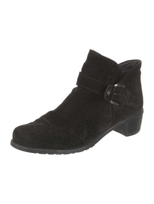 Stuart Weitzman Suede Moto Boots