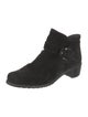 Stuart Weitzman Suede Moto Boots