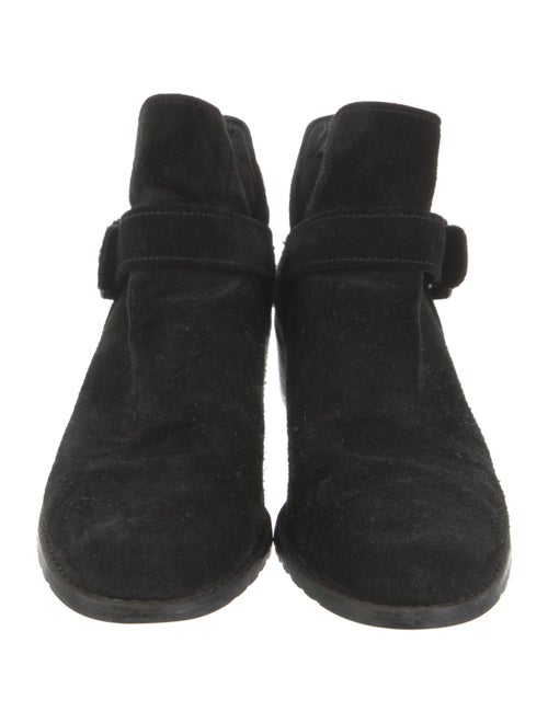 Stuart Weitzman Suede Moto Boots