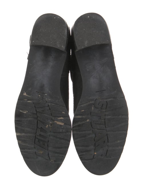 Stuart Weitzman Suede Moto Boots