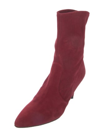 Stuart Weitzman Suede Sock Boots