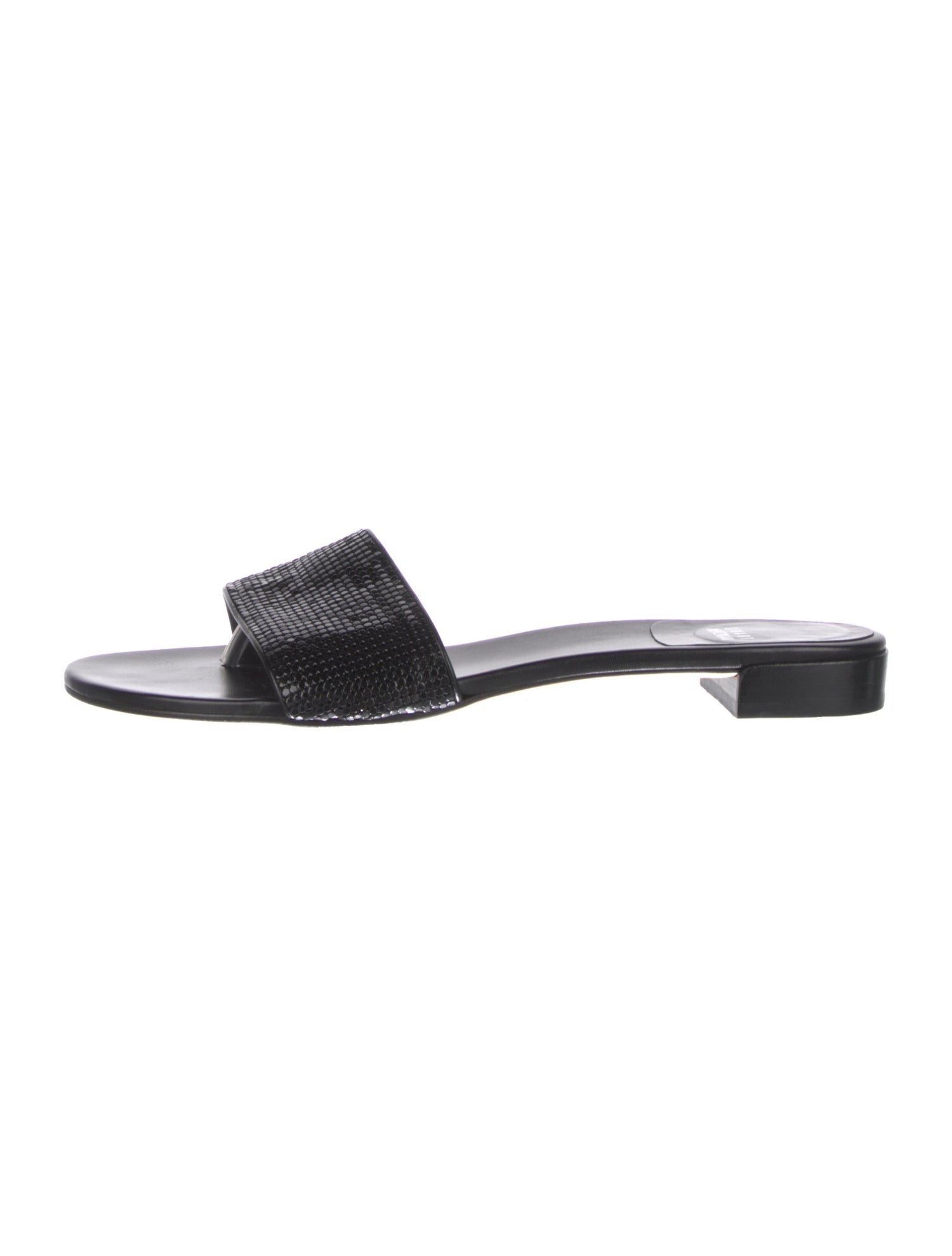 Stuart Weitzman Leather Slides