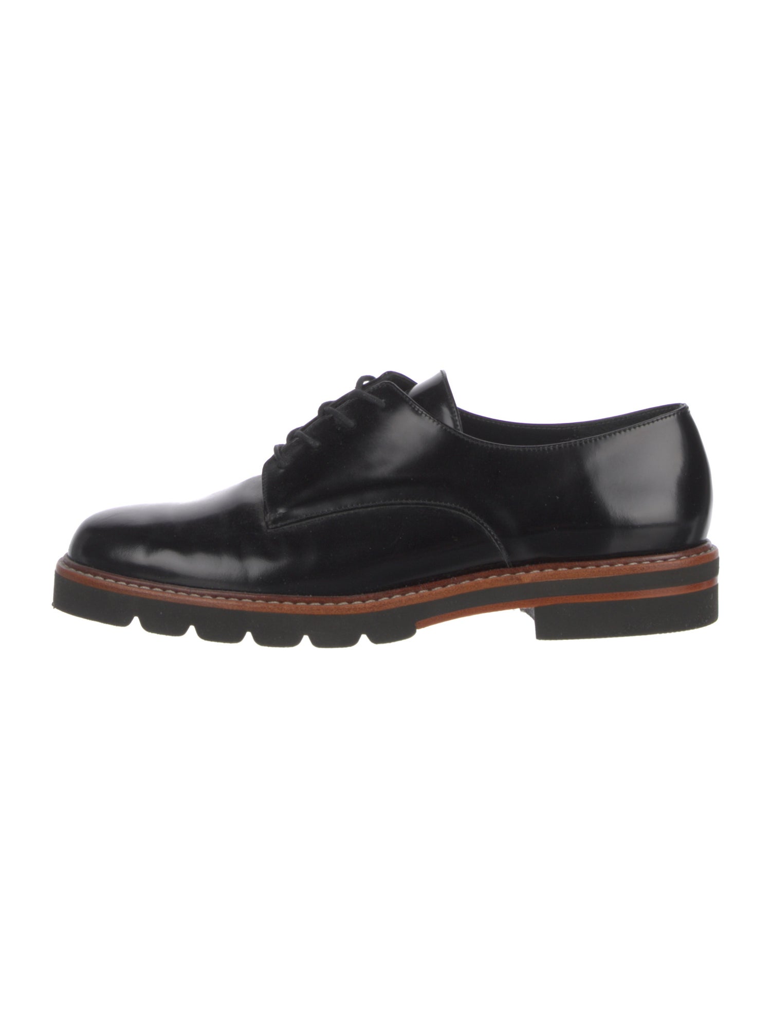 Stuart Weitzman Patent Leather Oxfords