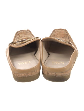 Stuart Weitzman Chain-Link Accents Mules