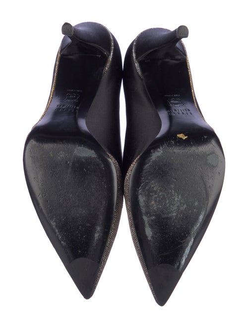 Stuart Weitzman Satin Colorblock Pattern Pumps