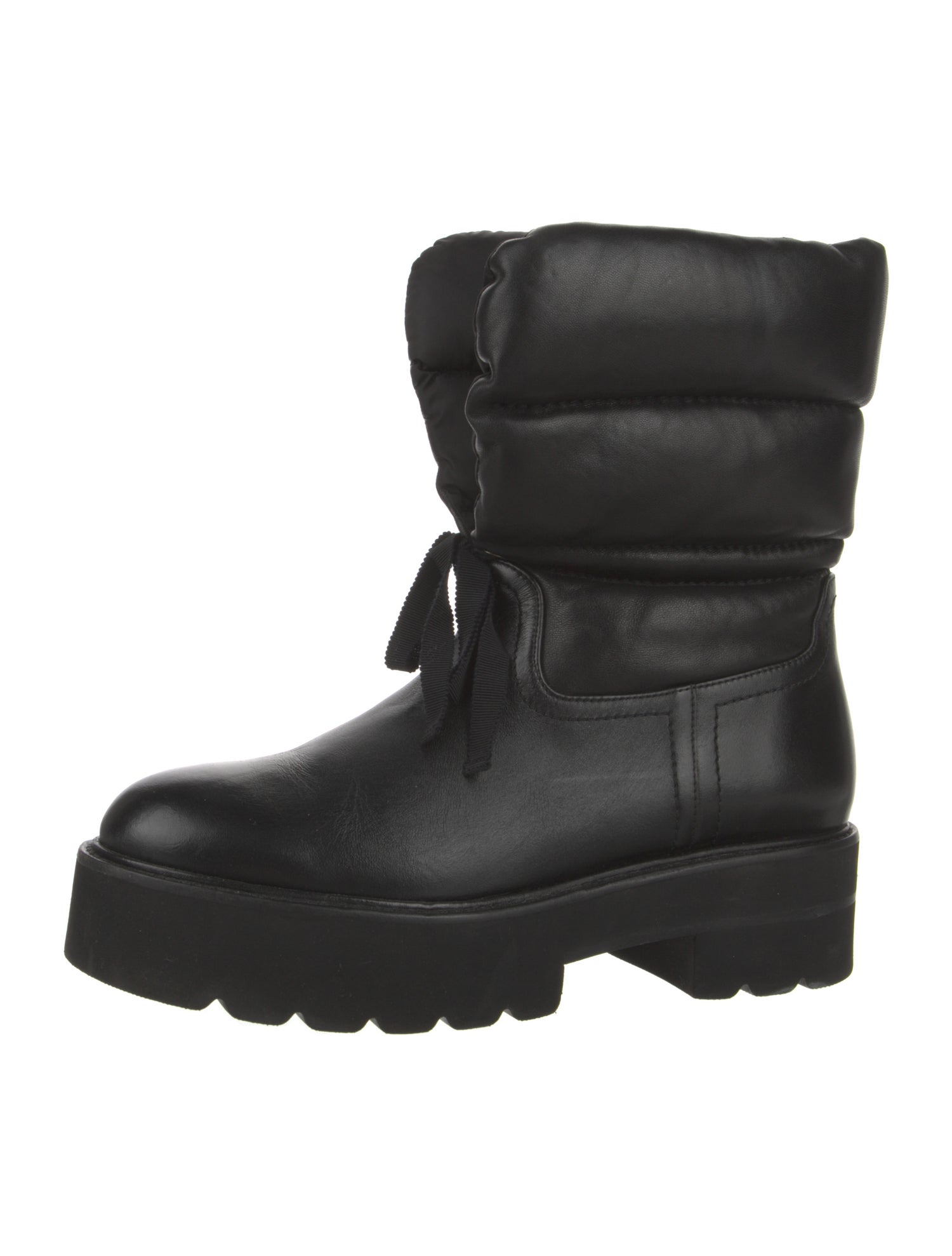 Stuart Weitzman Leather Rain Boots