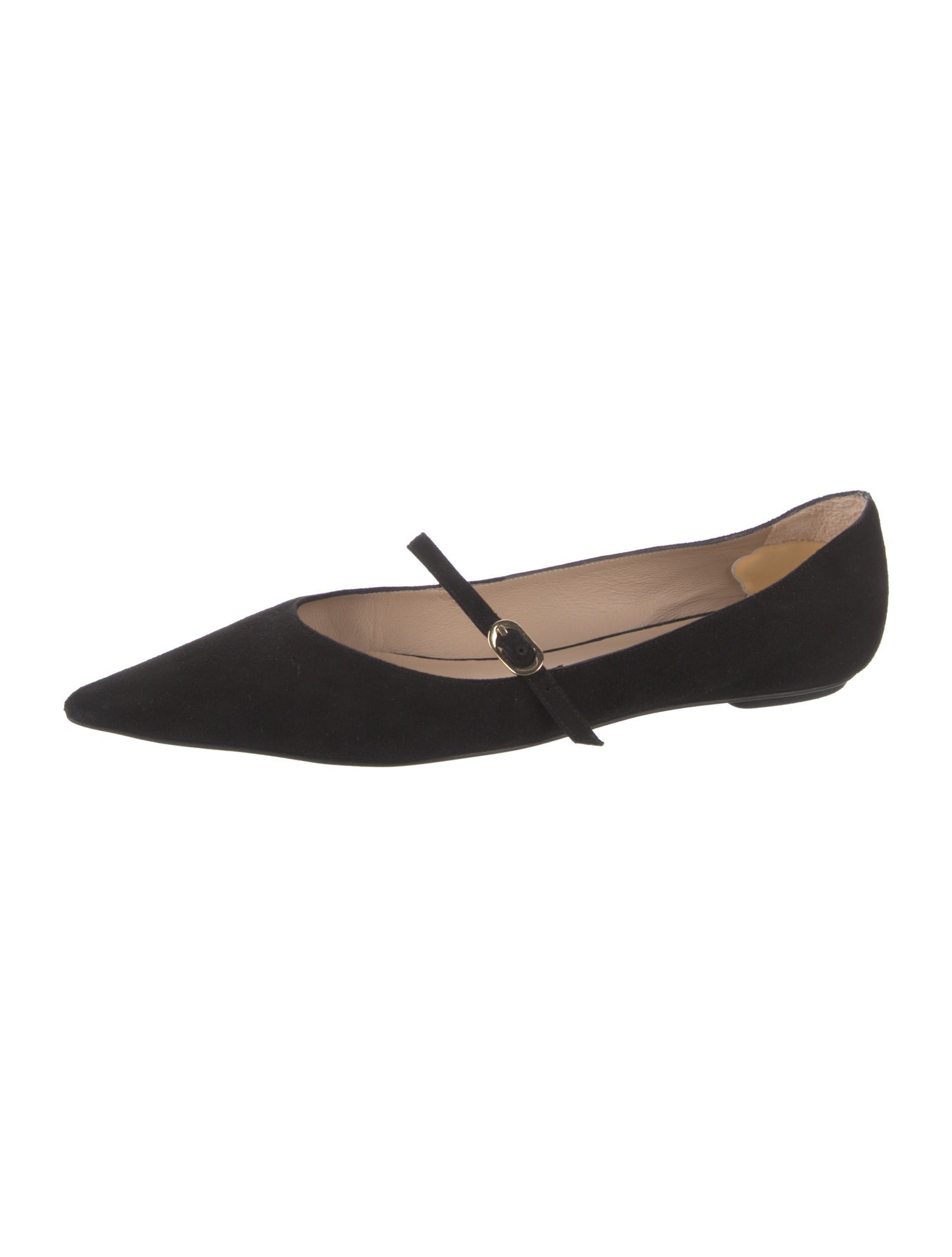 Stuart Weitzman Suede Mary Jane Flats