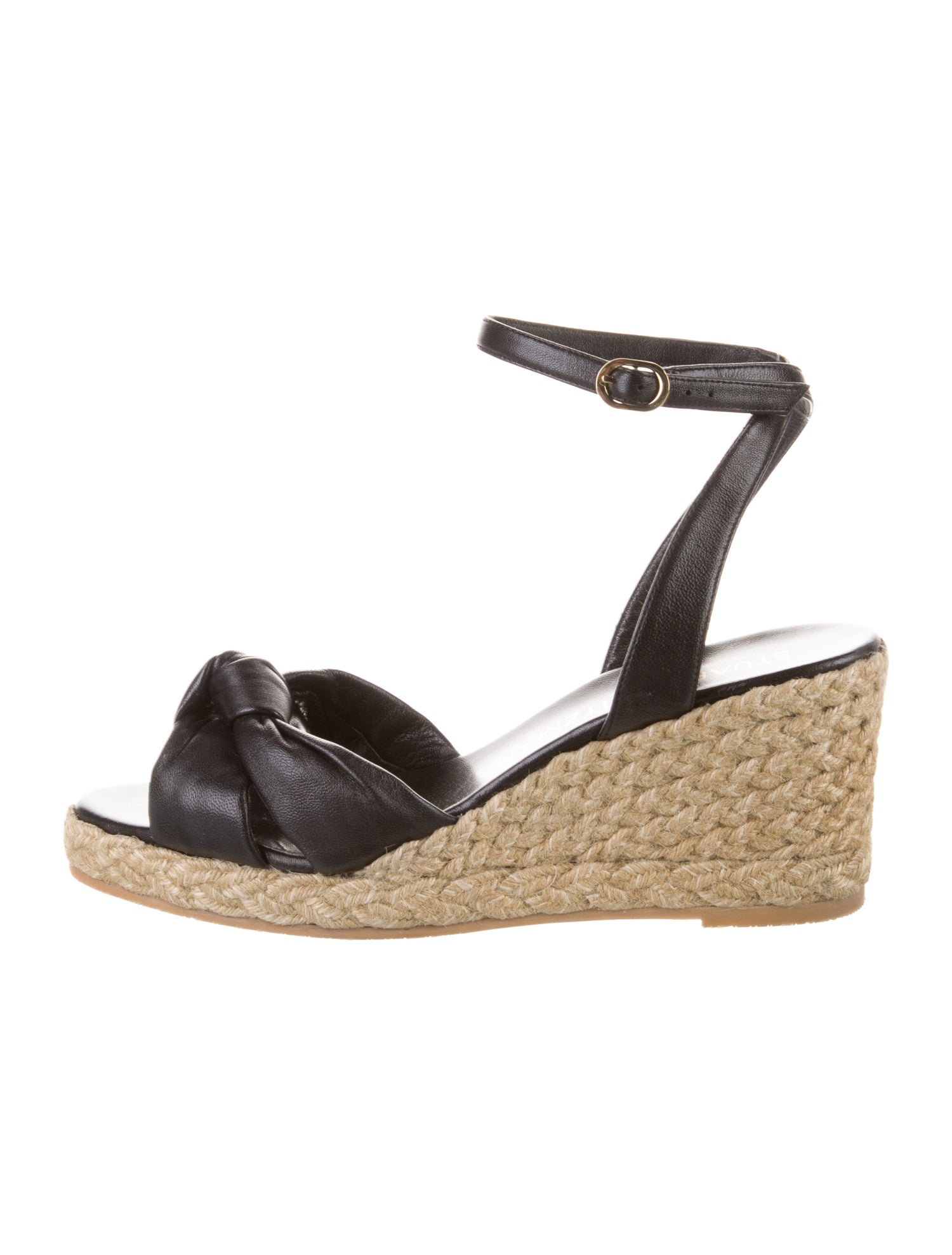 Stuart Weitzman Leather Espadrilles