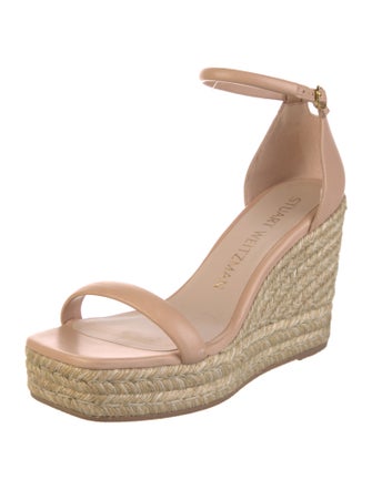 Stuart Weitzman Leather Espadrilles