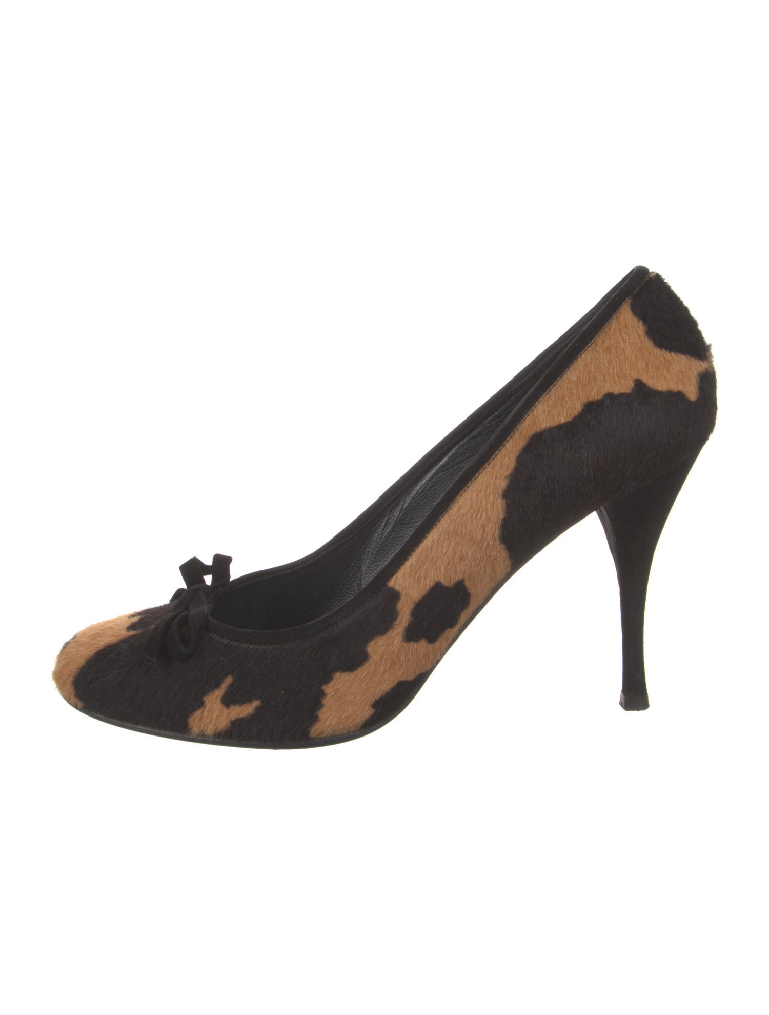 Stuart Weitzman Ponyhair Animal Print Pumps